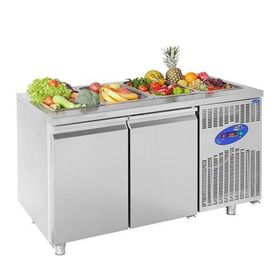 Csa İnox Karacasan 281 lt İki Kapılı 700'lük Havuzlu Saladbar Buzdolabı
