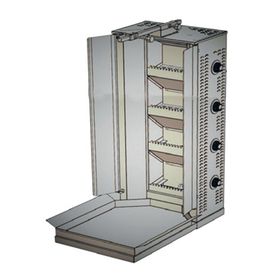 CSA İnox Karacasan 3 Radyanlı Lavataş Döner Ocağı Makinesi