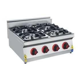Csa İnox Karacasan 80 cm 700 Seri Set Üstü Dört Gözlü Tüplü Ocak