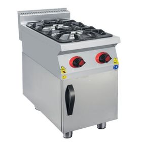 Csa İnox Karacasan 900 Seri Dolaplı 40 cm 2 Gözlü Doğalgazlı Ocak