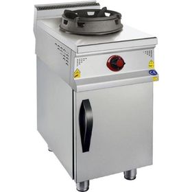 Csa İnox Karacasan 900 Seri Dolaplı Tekli Doğalgazlı Wok Ocak