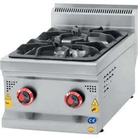 Csa İnox Karacasan 900 Seri Set Üstü 40 cm 2 Gözlü Tüplü Ocak