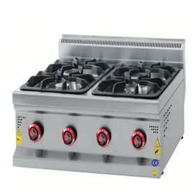 Csa İnox Karacasan 900 Seri Set Üstü 80 cm 4 Gözlü Tüplü Ocak