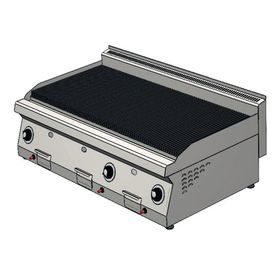 CSA İnox Karacasan Enüstriyel 120 cm 700 Seri Set Üstü Doğalgazlı Sulu Izgara