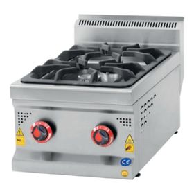 CSA Karacasan 40 cm 700 Seri 2 Gözlü Set Üstü Tüplü Ocak