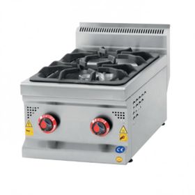 CSA Karacasan 40 cm 700 Seri 2 Gözlü Set Üstü Tüplü Ocak