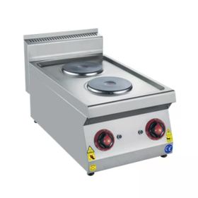 CSA Karacasan 40 cm 700 Seri Set Üstü Çift Gözlü Elektrikli Ocak
