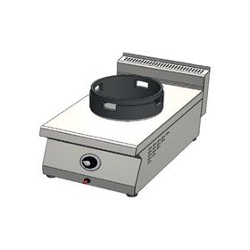 CSA Karacasan 40 cm 700 Seri Set Üstü Tek Gözlü Doğalgazlı Wok Ocak