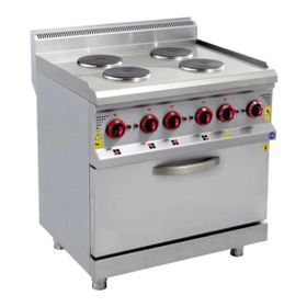CSA Karacasan 4+1 Elektrikli 4'lü Fırınlı Ocak