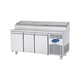 CSA Karacasan 474 lt Üç Kapılı 700'lük 430 Çelik Makeup Buzdolabı