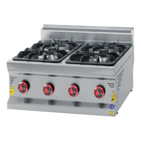 CSA Karacasan 600 Seri Set Üstü Doğalgazlı 4 Gözlü Ocak