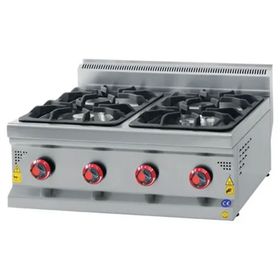 CSA Karacasan 700 Seri Set Üstü 4 Gözlü Doğalgazlı Ocak