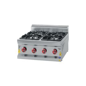 CSA Karacasan 700 Seri Set Üstü Dört Gözlü Tüplü Ocak