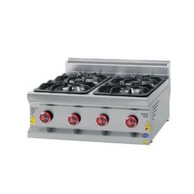 CSA Karacasan 80 cm 700 Seri Set Üstü 4 Gözlü Doğalgazlı Ocak