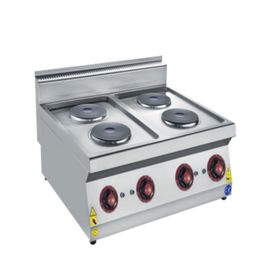 CSA Karacasan 80 cm 700 Seri Set Üstü Dört Gözlü Elektrikli Ocak