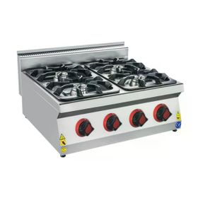 CSA Karacasan 80 cm 700 Seri Set Üstü Dört Gözlü Tüplü Ocak