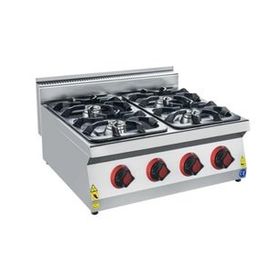 CSA Karacasan 80 cm 700 Seri Set Üstü Dört Gözlü Tüplü Ocak