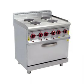 CSA Karacasan 80x80 cm 4+1 Elektrikli 4'lü Kuzine Ocak