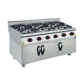 CSA Karacasan 900 Seri Dolaplı 120 cm 6 Gözlü Tüplü Ocak