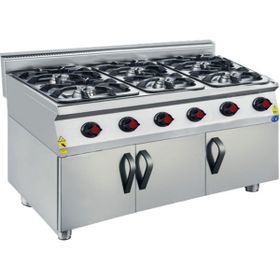 CSA Karacasan 900 Seri Dolaplı 120 cm 6 Gözlü Tüplü Ocak