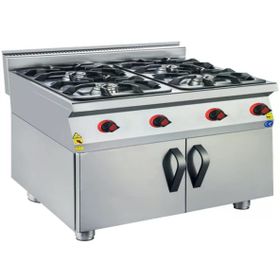 CSA Karacasan 900 Seri Dolaplı 80 cm 4 Gözlü Tüplü Ocak
