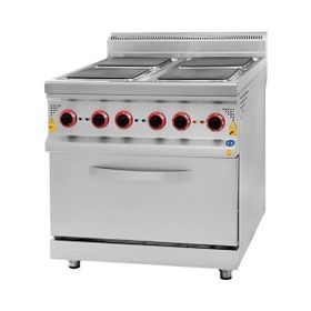 CSA Karacasan 900 Seri Elektrikli Dört Göz Kuzineli Ocak