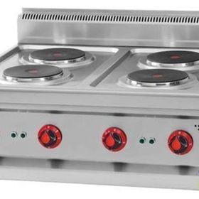 CSA Karacasan 900 Seri Set Üstü 80 cm 4 Gözlü Elektrikli Ocak
