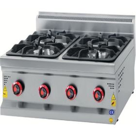 CSA Karacasan 900 Seri Set Üstü 80 cm 4 Gözlü Tüplü Ocak