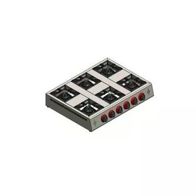 CSA Karacasan Doğalgazlı 6 Gözlü Mini Set Üstü Ocak