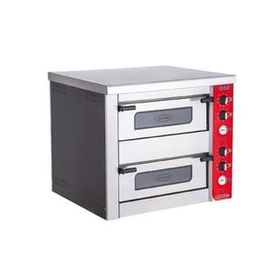 CSA Karacasan Elektrikli Çift Katlı 8 Pizzalık Pizza Fırını