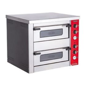 CSA Karacasan Elektrikli Çift Katlı 8 Pizzalık Pizza Fırını