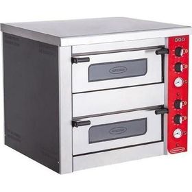 CSA Karacasan Elektrikli Çift Katlı 8 Pizzalık Pizza Fırını