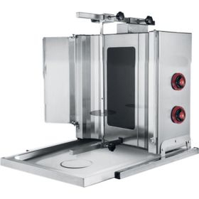 CSA Karacasan Endüstriyel Elektrikli 2 Radyanlı Döner Ocağı Makinesi