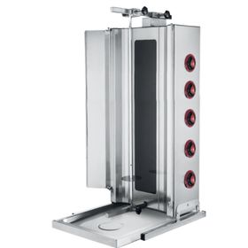 CSA Karacasan Endüstriyel Elektrikli 5 Radyanlı Döner Ocağı Makinesi