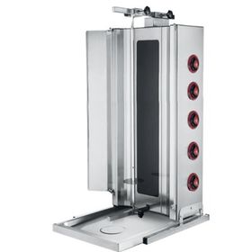 CSA Karacasan Endüstriyel Elektrikli 5 Radyanlı Döner Ocağı Makinesi