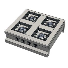 CSA Karacasan Set Üstü 90 cm 4 Gözlü Doğalgazlı Ocak