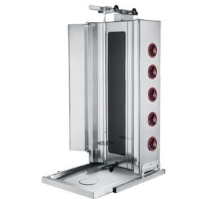 CSA KRCS.DOE.5 İnox KaracasanEndüstriyel Elektrikli 5 Radyanlı Döner Ocağı Makinesi