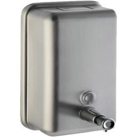 CSK 1000Ml Mat / Krom Dikey Sıvı Sabunluk
