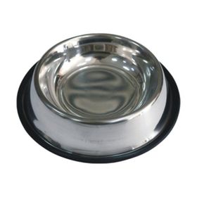 Csw Siyah Kaymaz Tabanlı Çelik 720 ml Kedi ve Köpek Mama Kabı