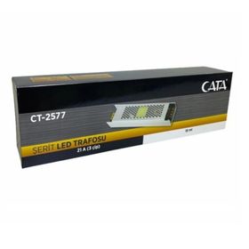 CT 2577 21 Amper Slim Kasa Fansız Şerit Led Trafosu 250W Cata