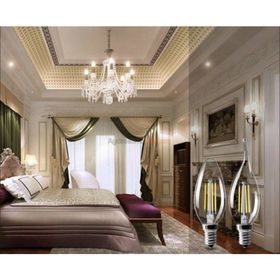 CT-4062 4W/3000K KIVRIK BUJİ LED FLAMENT AMPUL (G.IŞIĞI) CATA