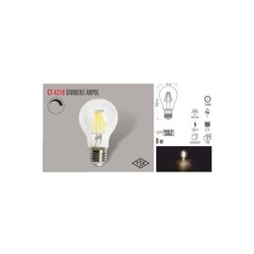 CT-4218 8W/3000K EDİSON DİMLENEBİLİR LED AMPUL (GÜNIŞIĞI) CATA