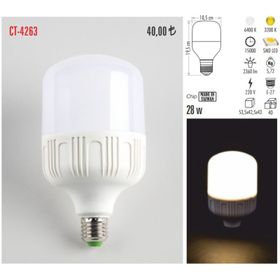CT-4263 24W/2700K LED AMPUL (GÜNIŞIĞI) CATA