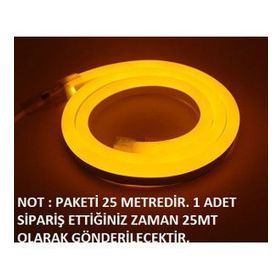 CT-4554 NEON LED HORTUM AMBER(25 MT) CATA
