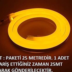 CT-4554 NEON LED HORTUM AMBER(25 MT) CATA