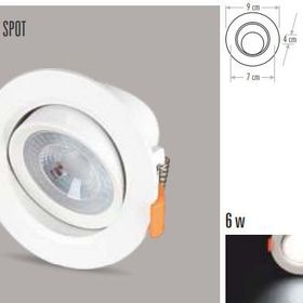 CT-5200 6W/3200K LAL LED SPOT (GÜNIŞIĞI)CATA