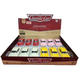 Ctoy 615-3B 1:32 12'li Çek Bırak Klasik Otomobil