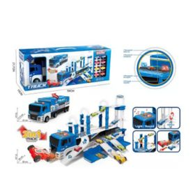 Ctoy 660-S17 Işıklı Müzikli Taşıyıcı Polis Oyuncak Tır