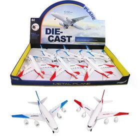 Ctoy A380-6A Çek Bırak Işıklı Sesli Yolcu Uçağı