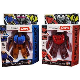 Ctoy CTOY-666-Z 12'li Stand Arabaya Dönüşebilen Mini Robot